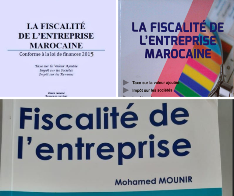 Illustration de la fiscalité des entreprises marocaines avec des documents comptables et une calculatrice